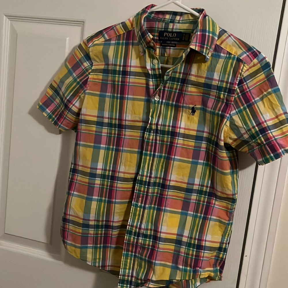 Boys polo by Ralph Lauren. Button down worn once in great condition
